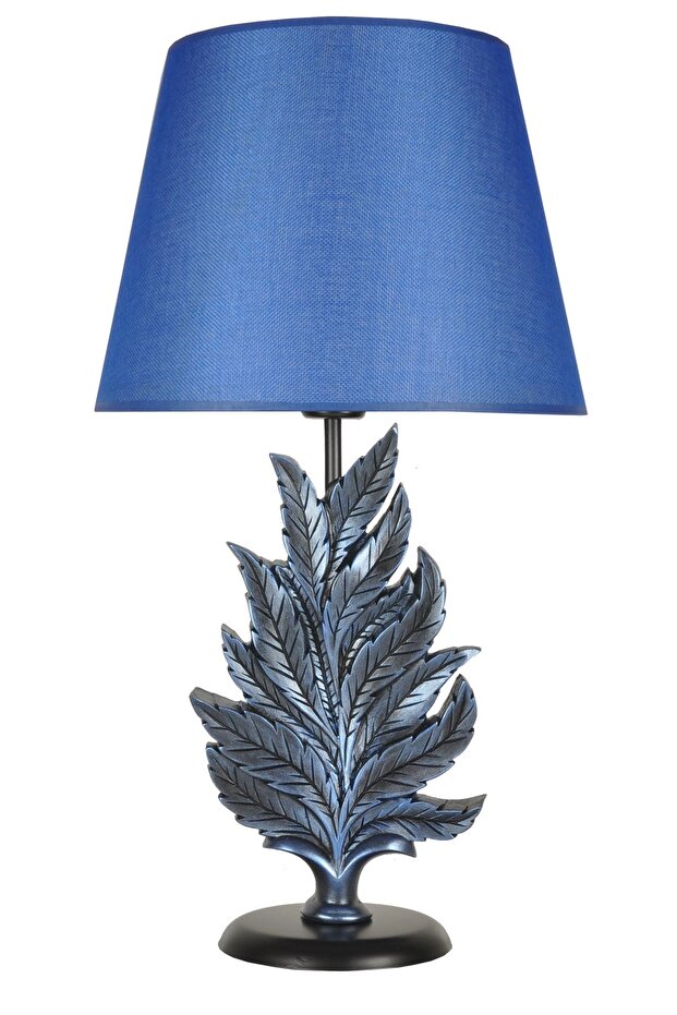 Modern Dizayn Yaprak Abajur Cobalt Mavi - 1