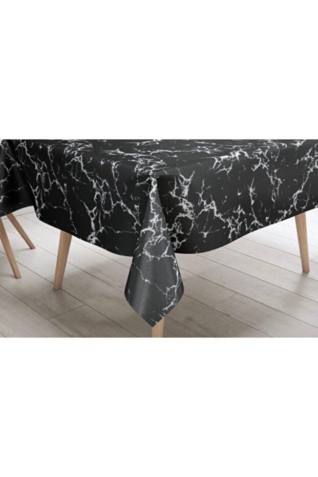 مفرش طاولة قابل للمسح بنمط رخامي - 2