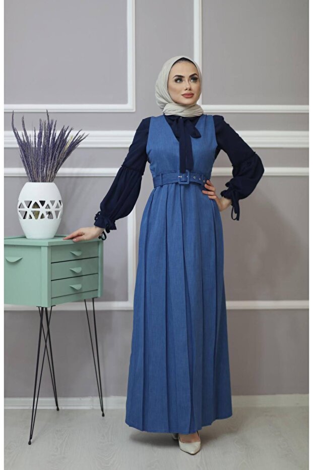 Kemerli Pliseli Jile - 1