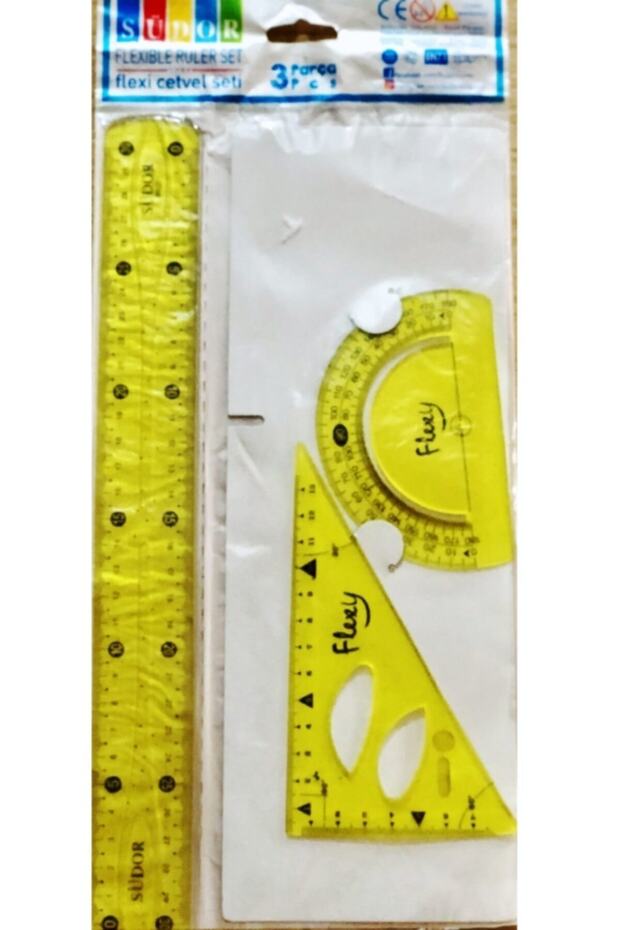Set de rigle flexibile .fr02 Plastic rezistent la rupere, multicolor