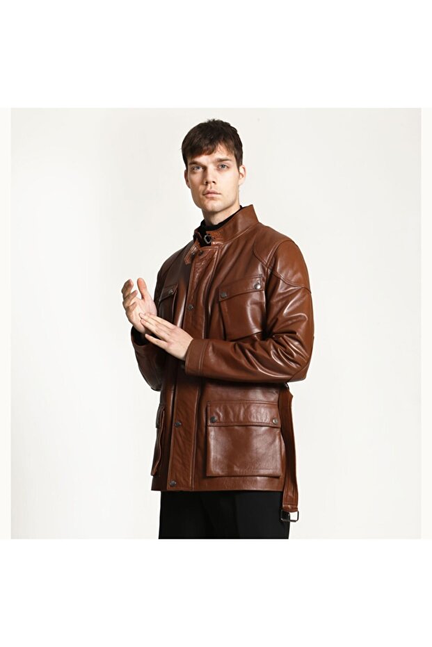 Erkek Deri Ceket - 4