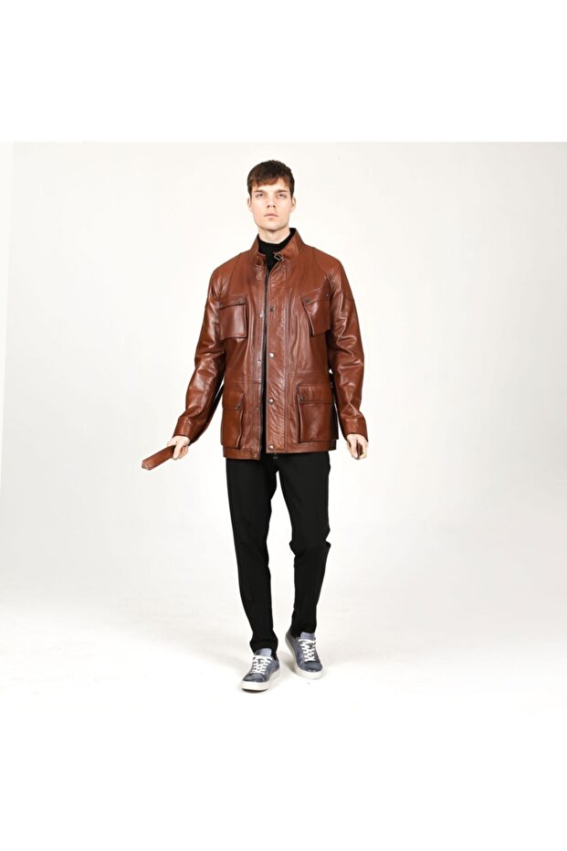 Erkek Deri Ceket - 5
