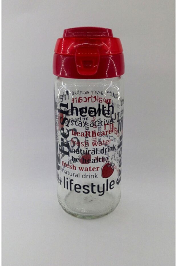 Titiiz Rox Glass Flask Red 500ml