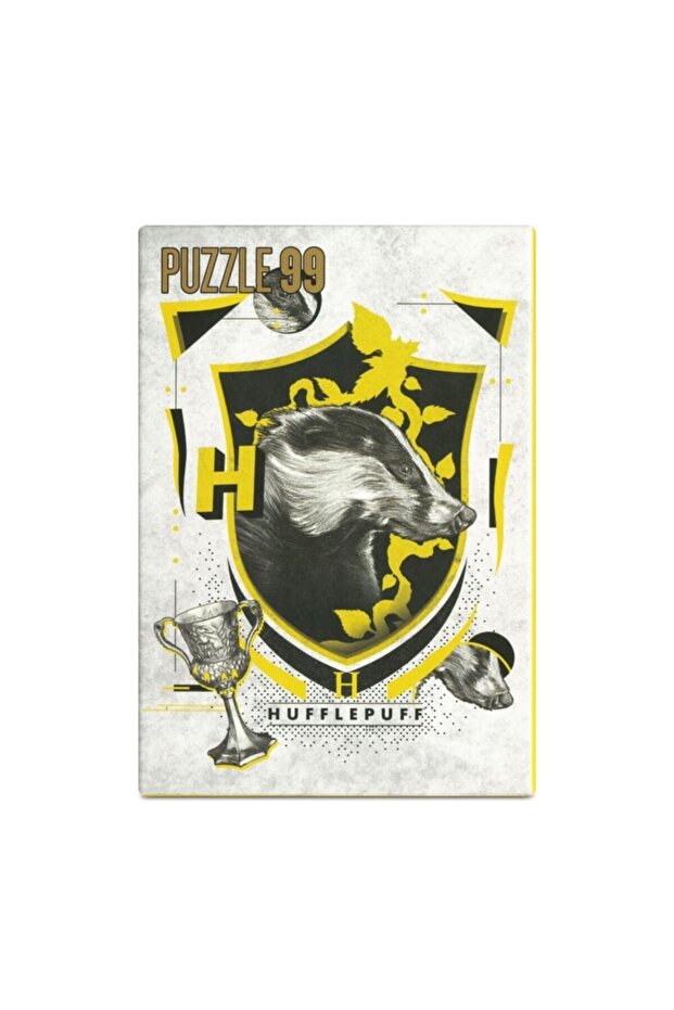 Warner Bros 99 Parça Hufflepuff Puzzle - 3