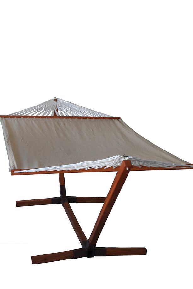 Çift Kişilik Ahşap Ayaklı Hamak Set - 1