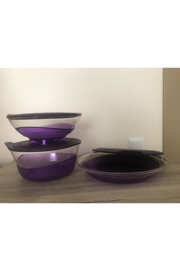 3-Piece Drop Set Stylish Designed Storage Container) - 2