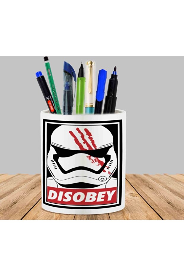 Star Wars Dısobey Cactus Succulent Flower Pot Pen Holder
