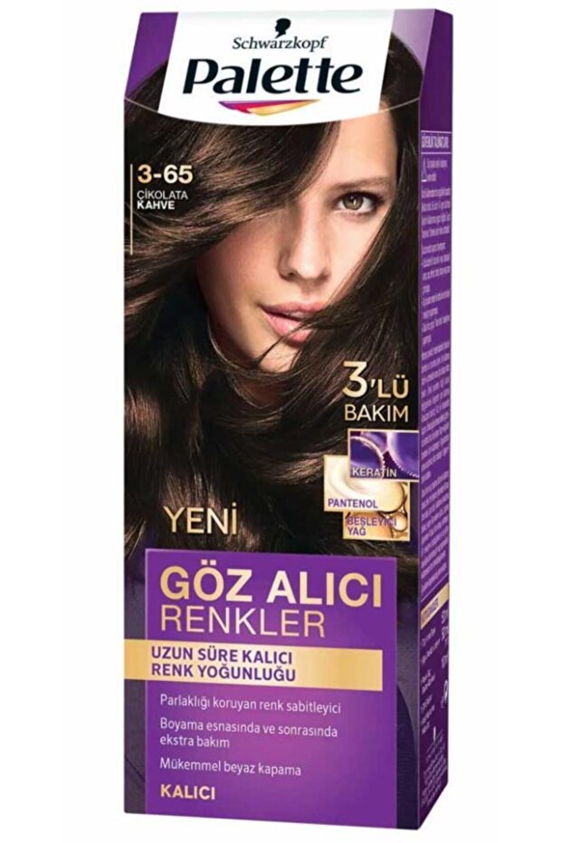 Göz Alıcı Renkler Saç Boyası 3-65 Çikolata Kahve - 1