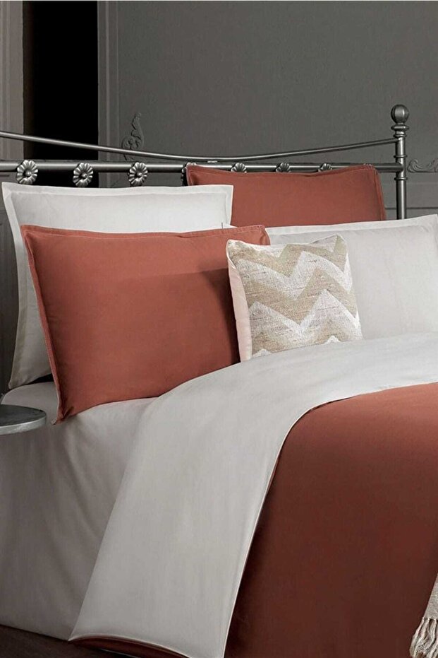 Satin Solid Trend - Double DuVet CoVer Set V11