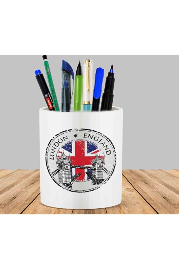 England London Cactus Succulent Flower Pot Pen Holder
