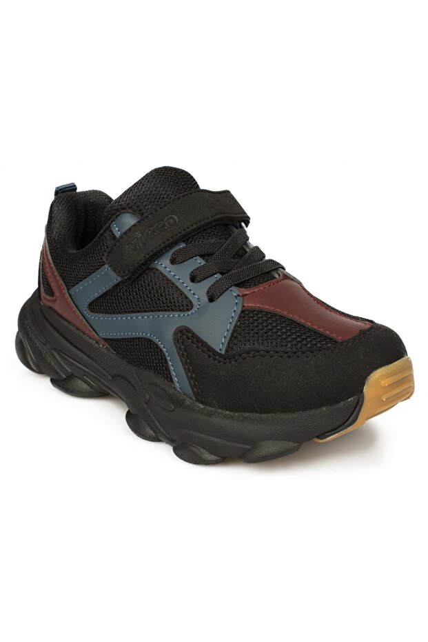 346.f20k.161 Asimo Filetphylon Siyah Kız Çocuk Spor Ayakkabı - 1