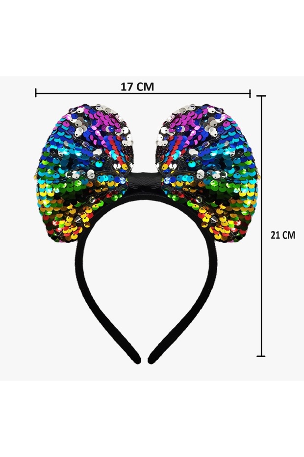 Crown Bow Sequin Sequined Mix - 1