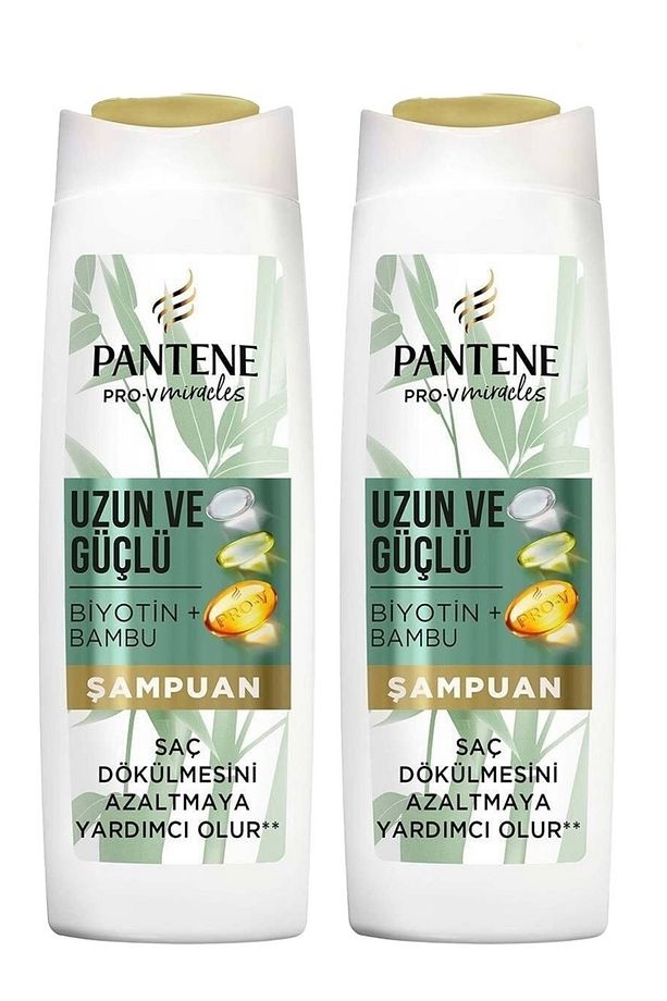 Uzun Ve Güçlü Saçlar Bambu Biyotinli Şampuan 350 Ml X 2 Adet - 1