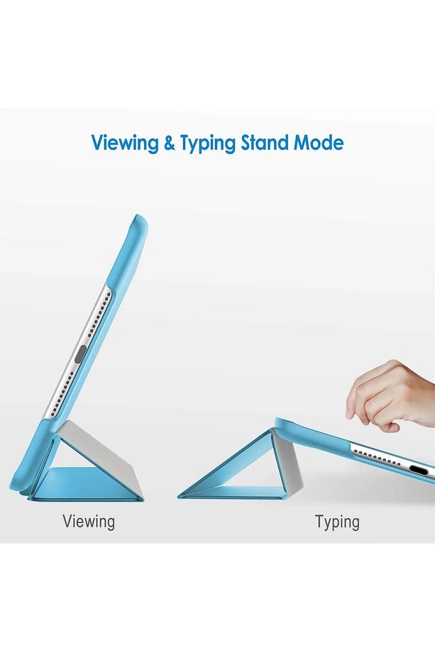 Ipad Mini 1 2 3 Uyumlu Kılıf Pu Deri Smart Case A1432 A1454 A1455 A1489 A1490 A1491 A1599 A1600 - 3