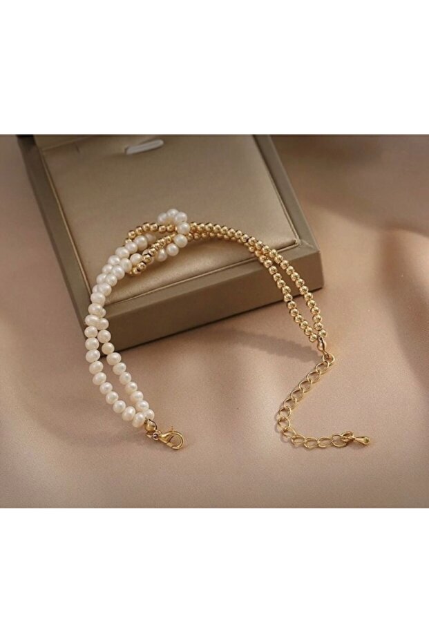 Gerçek İnci Bileklik 3mm - 2