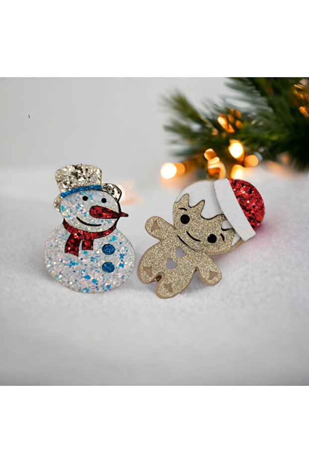Christmas New Year's buckle, 2-piece clip buckle
