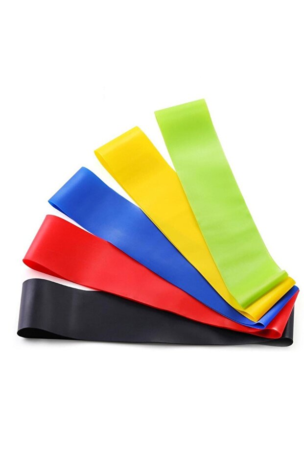 5 Pilates Exercise Resistance Bands - 6