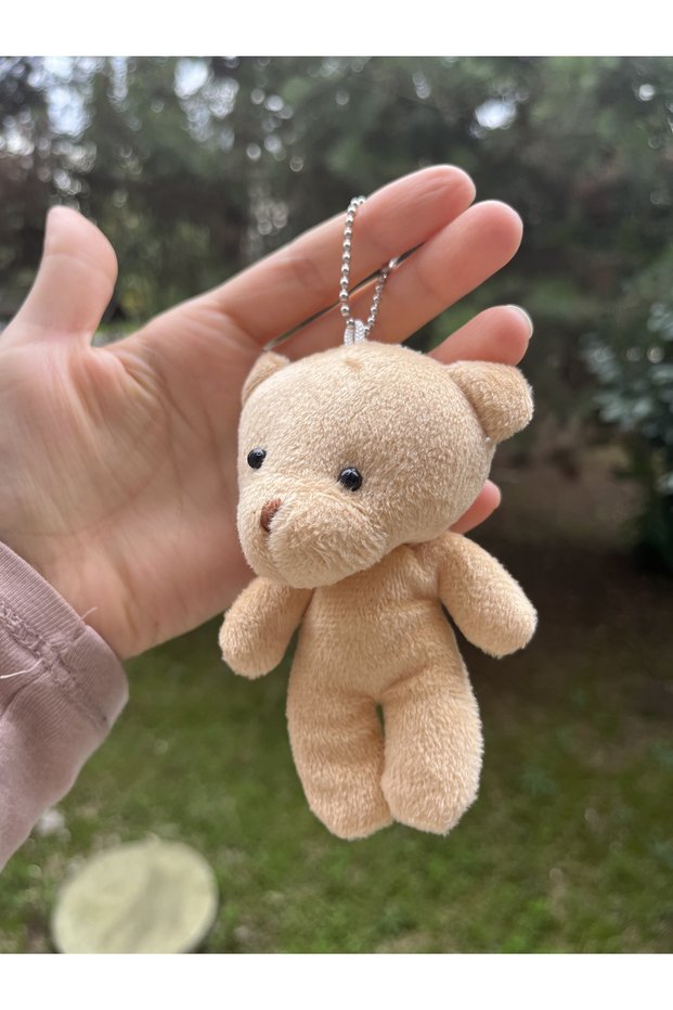 Cute Coffee Plush Teddy Bear Keychain Bag and Wallet Accessory Gift