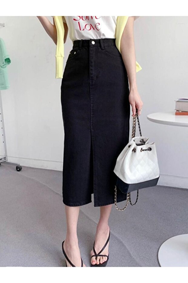 Black Skirt Jeans
