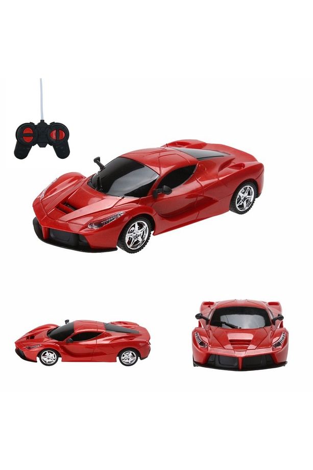 Uzaktan Kumandalı Araba Full Fonksiyon Ferrari Farları Yanan Model 19,8cm Uzunluk - 1