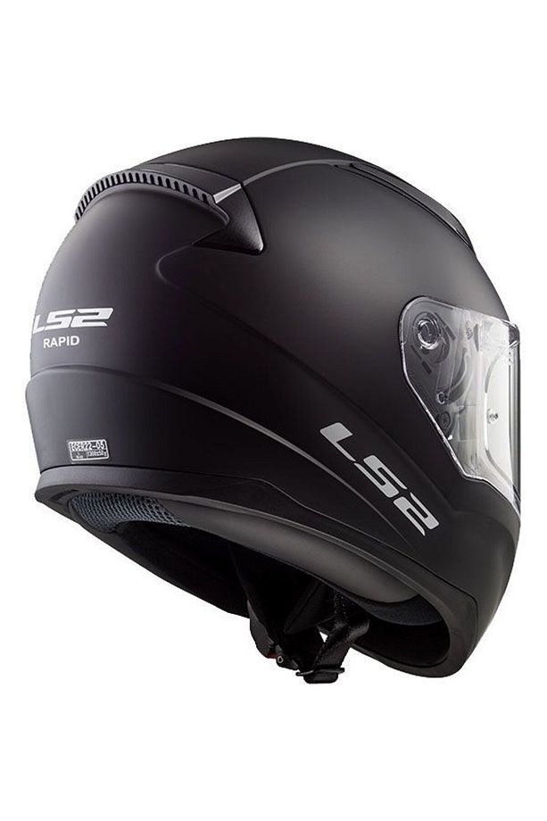 RAPID MAT SİYAH KASK - 2