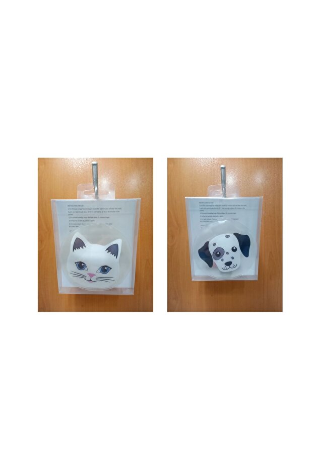KEDİ VE KÖPEKLİ CEP SOBASI,EL ISITICI,2 ADET SICAK SU TORBASI PVC 9cm - 6