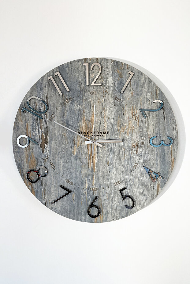 - ساعة حائط كبيرة على الطراز الحديث - 45 سم - 2