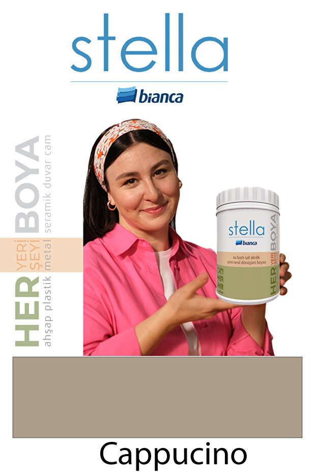Bianca Stella Su Bazlı Saf Akrilik Boya 1Lt