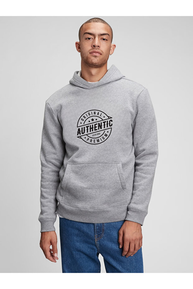 Unisex Printed Hooded Sweatshirt