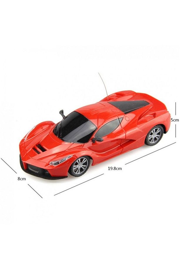 Uzaktan Kumandalı Araba Full Fonksiyon Ferrari Farları Yanan Model 19,8cm Uzunluk - 4