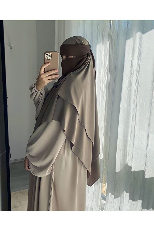 Peçe Duvak Medine Ipeğı - 1