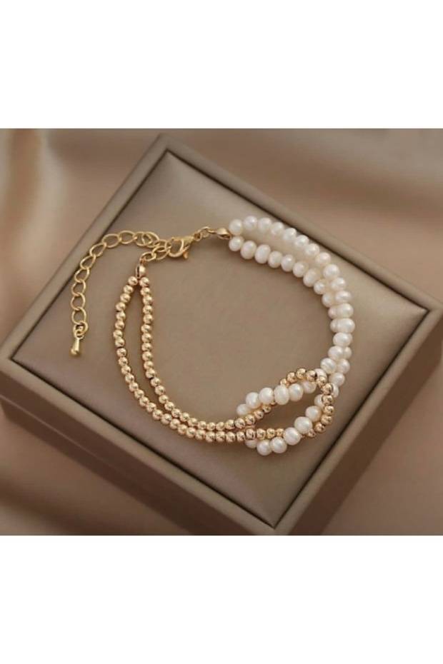 Gerçek İnci Bileklik 3mm - 1