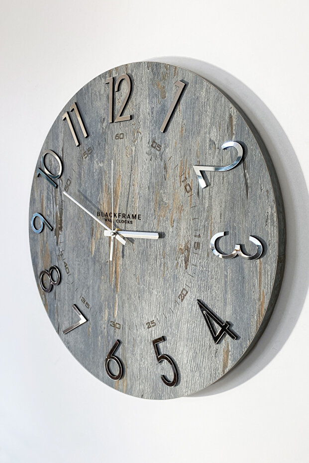 - ساعة حائط كبيرة على الطراز الحديث - 45 سم - 4