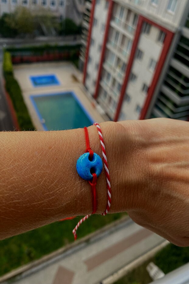 2-Piece Syriac Evil Eye Beaded Martenchia Bracelet