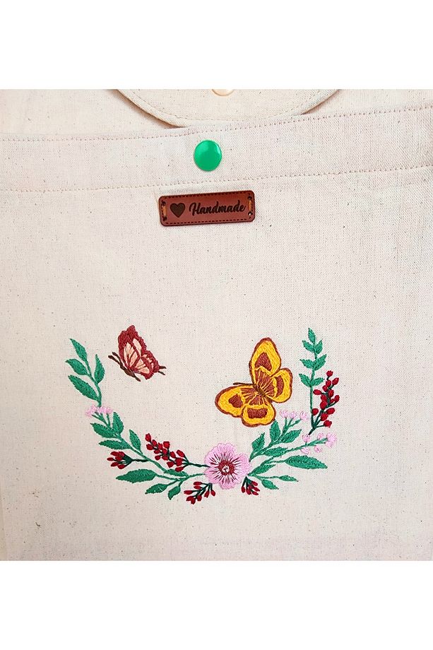 El Nakışı İşlemeli , Askılı Çanta ?%100 Handmade - 5