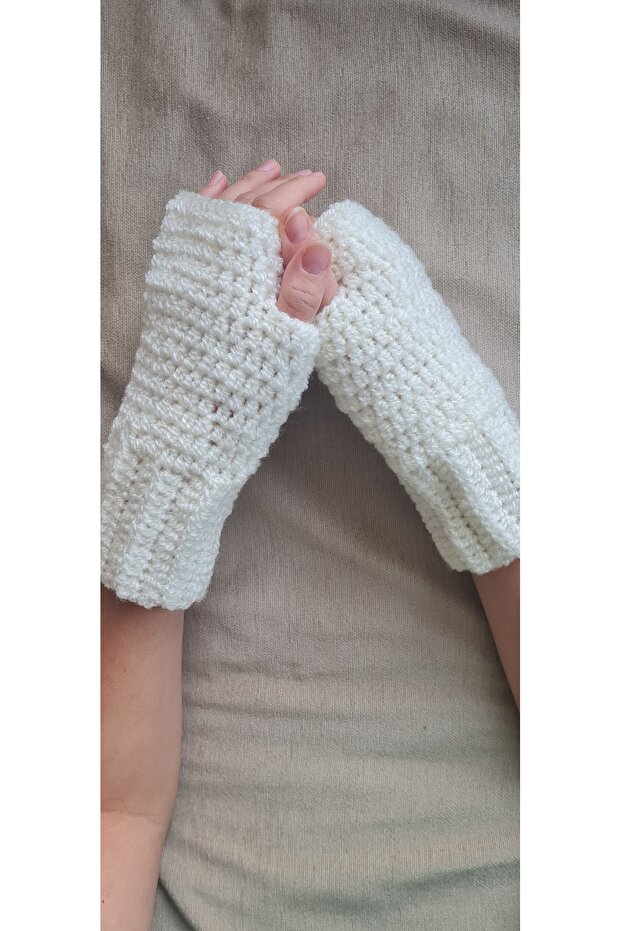 EL ÖRGÜSÜ ELDİVEN/ ÖRGÜ ELDİVEN/ YÜN ELDİVEN/ KIŞLIK ELDİVEN - 1