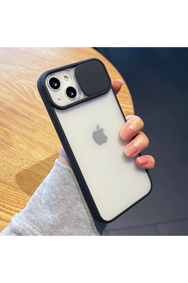Apple iPhone 13 Mini Compatible Case with Camera Cover Lens Protection Matte Back Edge Colorful Durable
