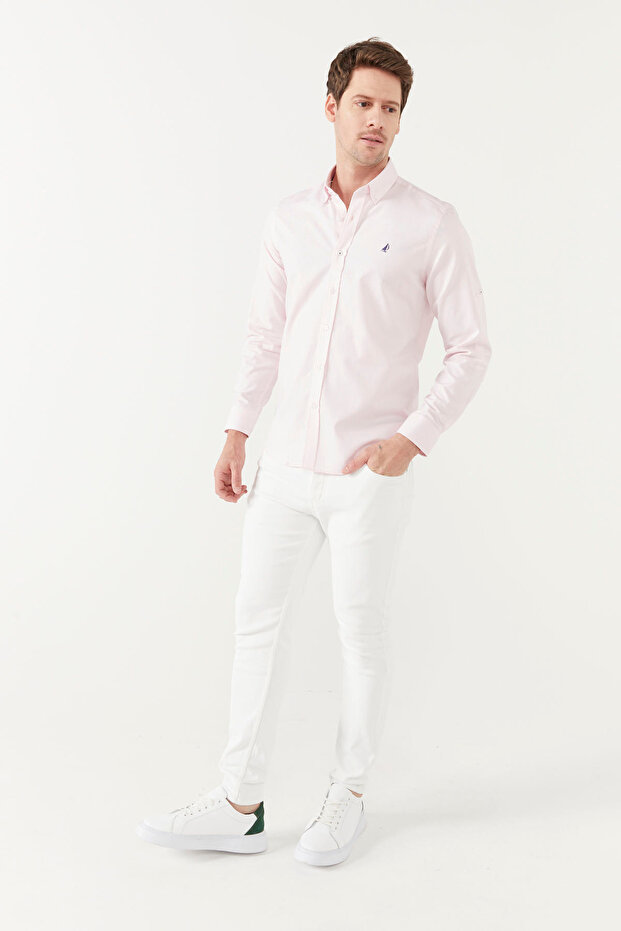 SLIM UZUN KOL GÖMLEK - 5