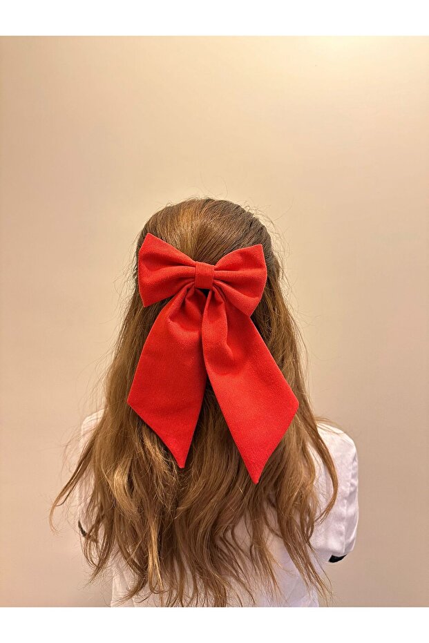 مشبك أوتوماتيكي بفيونكة حمراء - 2