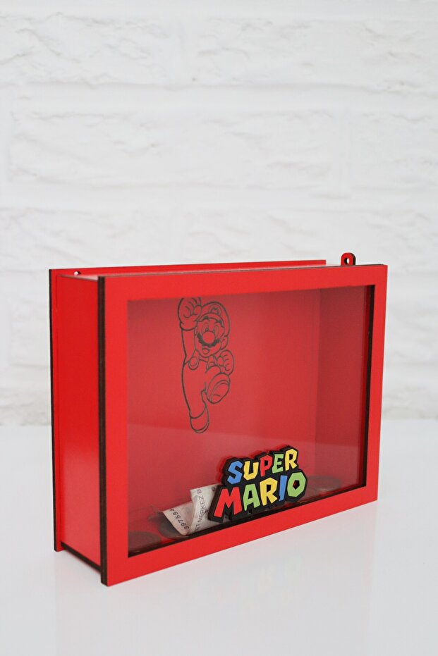 SuperMario Ahşap Kumbara - 4