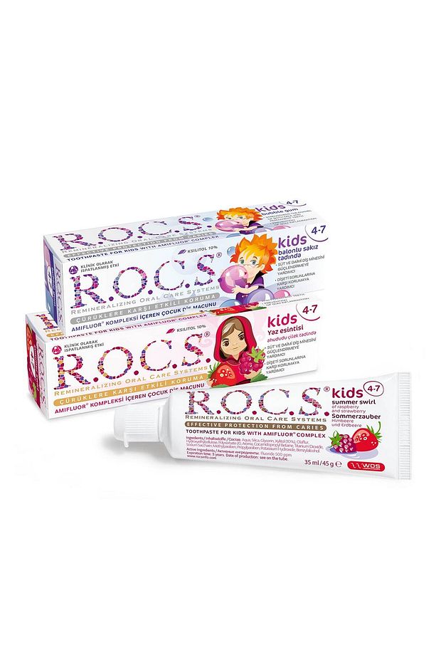Rocs Kıds 4-7 Yaş Karma Tad Paketi - 45gr X 2 Adet - 4