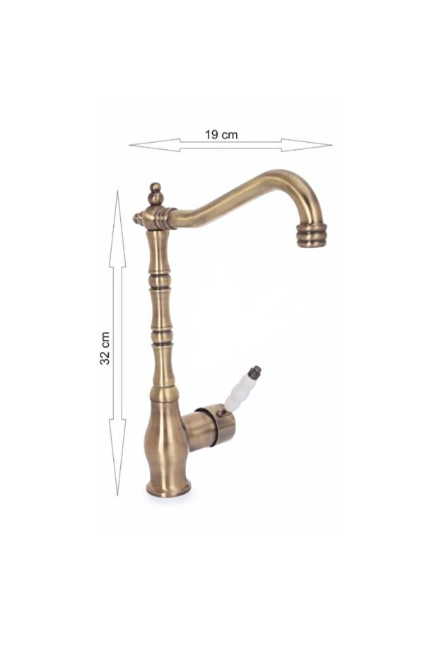 ANTİK RUSTİK MUTFAK EVYE BATARYASI - 4