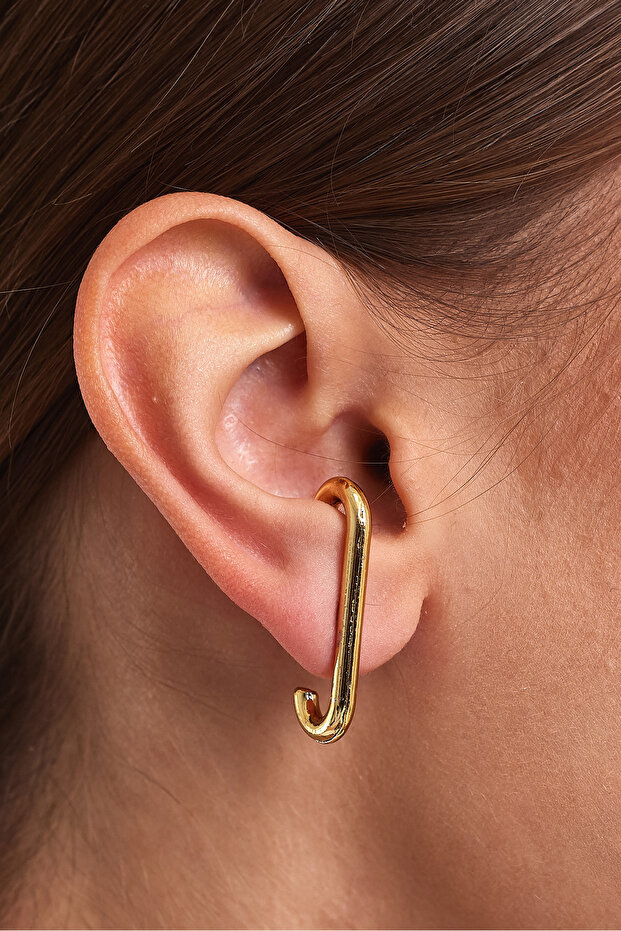 Gold Cuff 2'li Küpe - 7