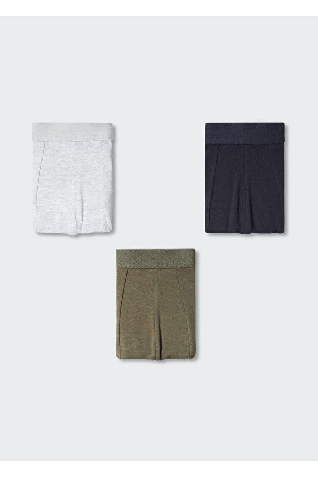 Pamuklu 3’lü bokser paketi - 1