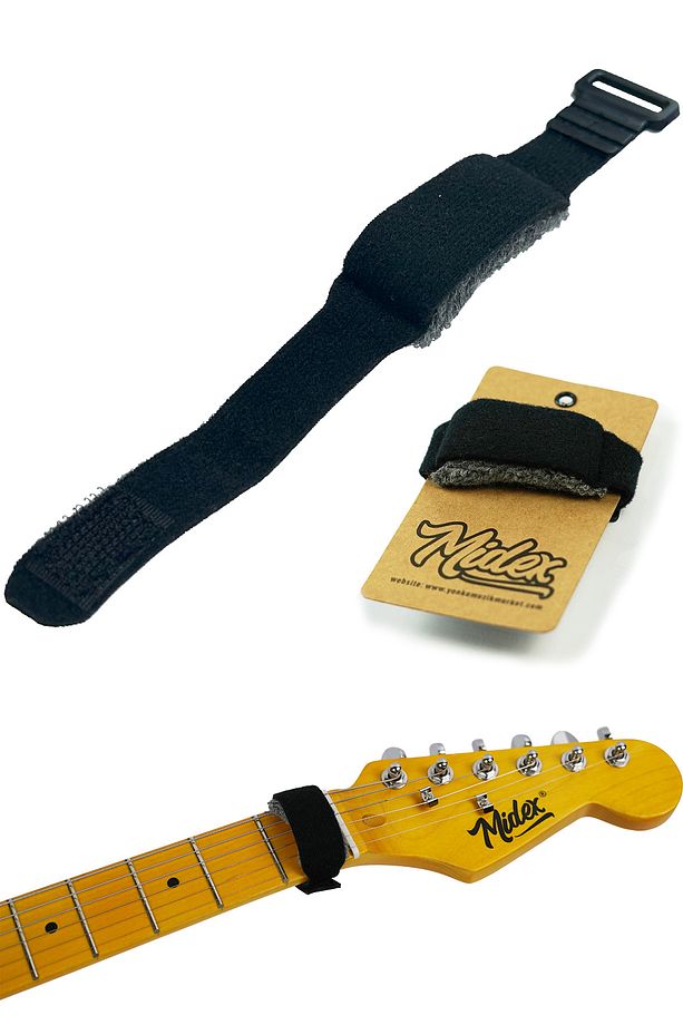 Fretwrap FW-1BK Gitar Tel Susturucu - Medium (6-20cm) - 1