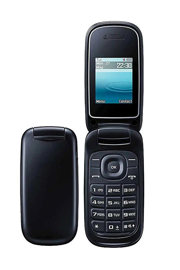 GT-E1270 Kapaklı Cep Telefonu Siyah - 3