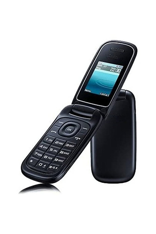 GT-E1270 Kapaklı Cep Telefonu Siyah - 2