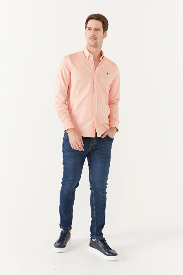 SLIM UZUN KOL GÖMLEK - 5