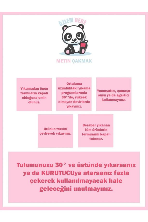 Kız Cocuk Bisiklet Yaka Uzun Kollu 2.5 Tog Cocuk Uyku Tulumu 7-8-9-10 Yaş - 3