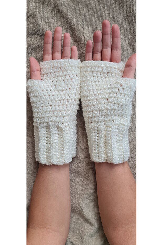 EL ÖRGÜSÜ ELDİVEN/ ÖRGÜ ELDİVEN/ YÜN ELDİVEN/ KIŞLIK ELDİVEN - 4